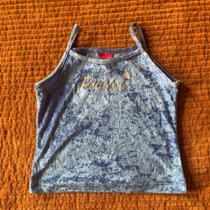 Early 00s Princess Velour Crop Tank